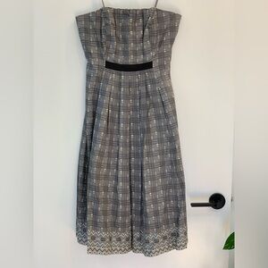 Plenty by Tracy Reese Gray strapless Midi Dress